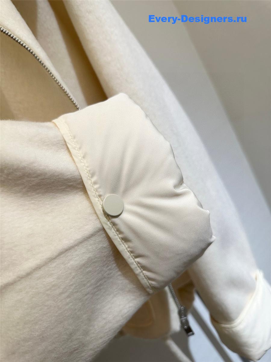 Jil sander hooded wool coat