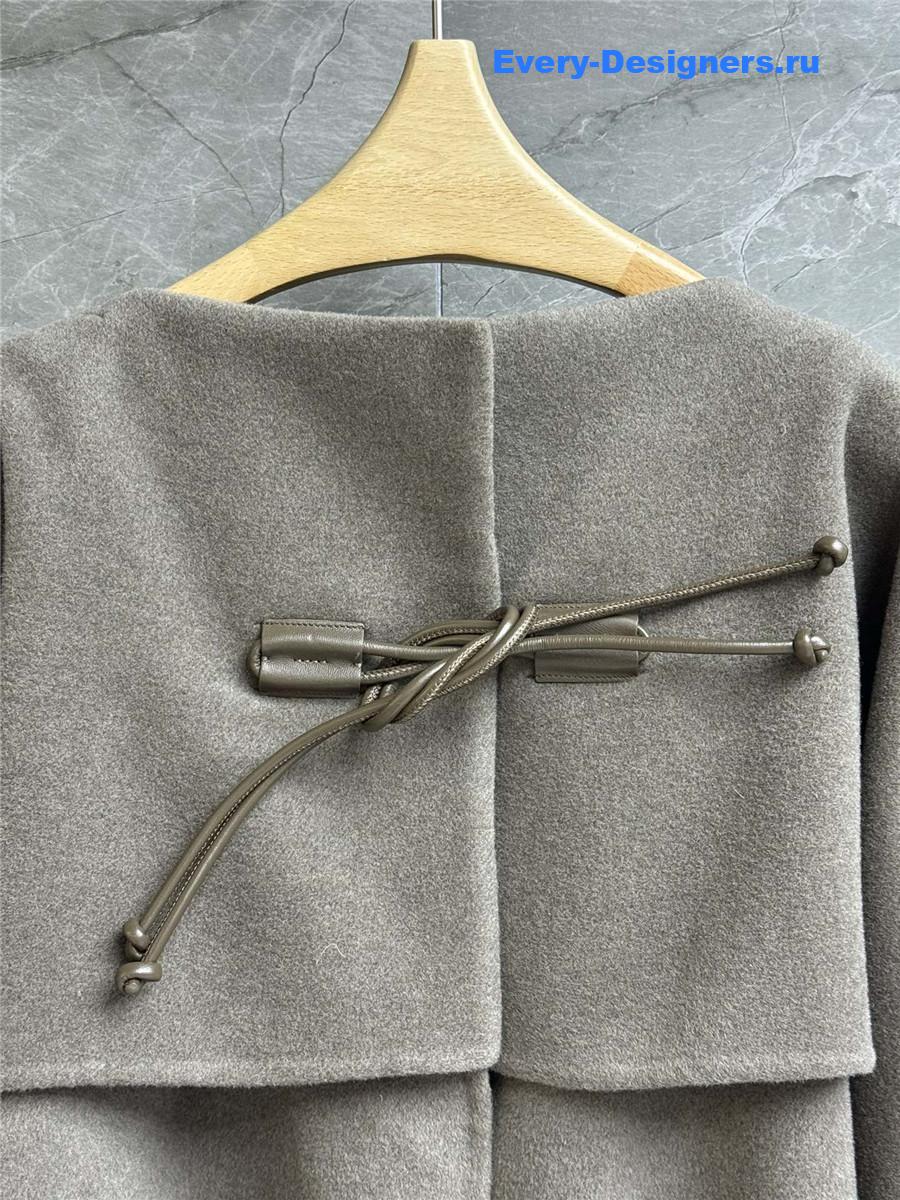 H**me5 fake two-piece cashmere coat