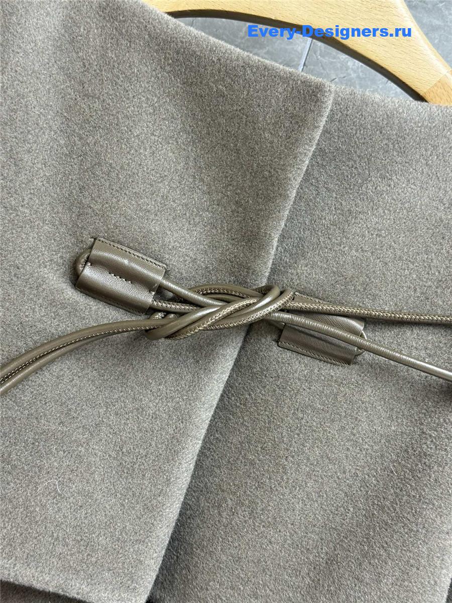 H**me5 fake two-piece cashmere coat