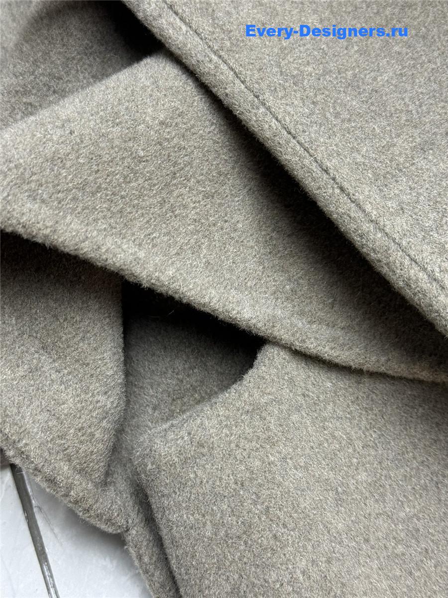 H**me5 fake two-piece cashmere coat