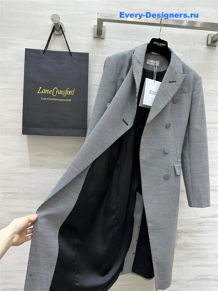 a1exa*der Mcqv*en mid-length suit jacket