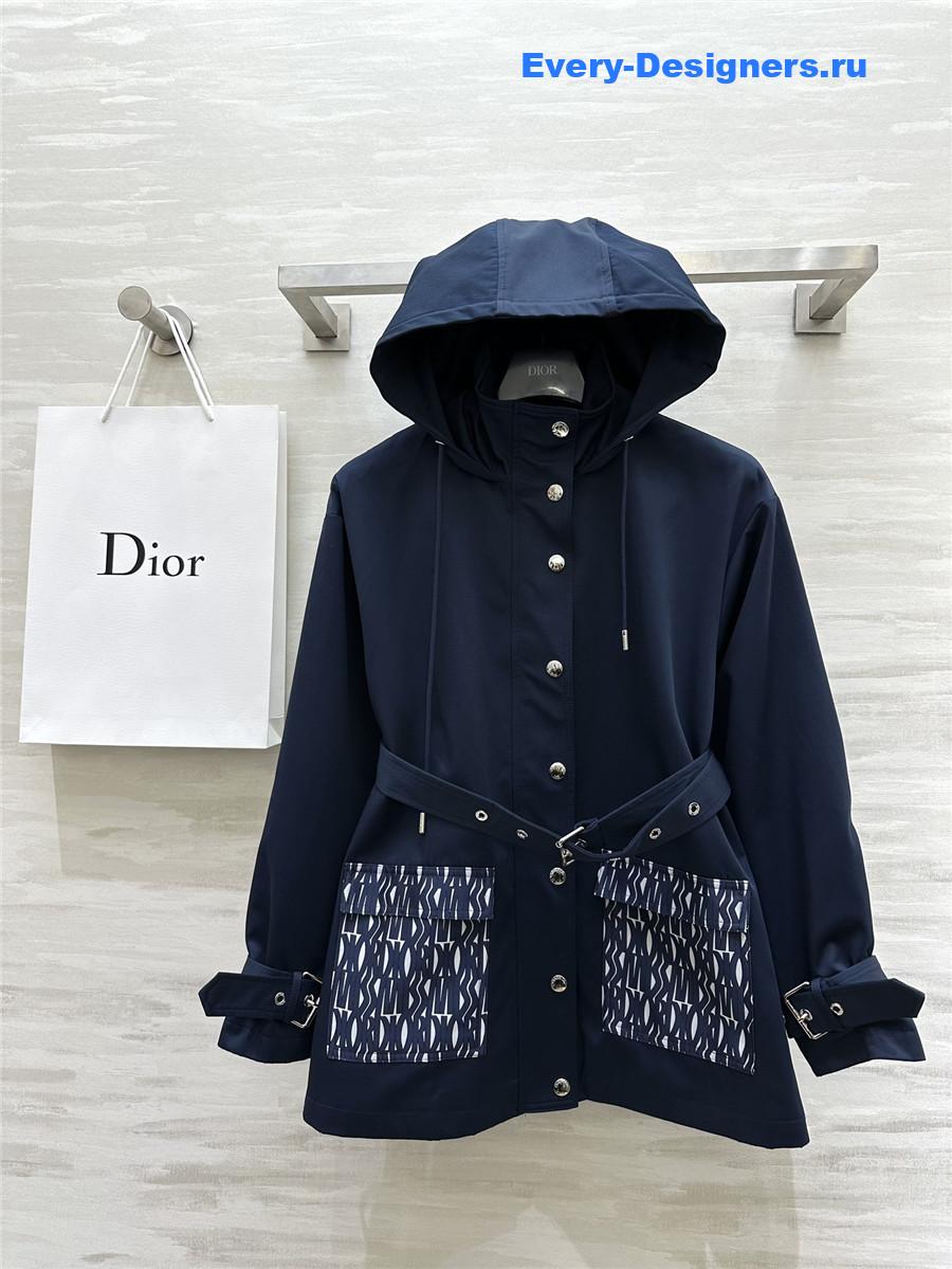 D10r hooded trench coat