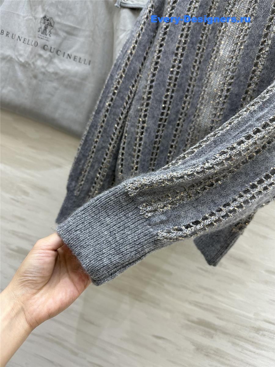 BC mohair blend stand collar jacket