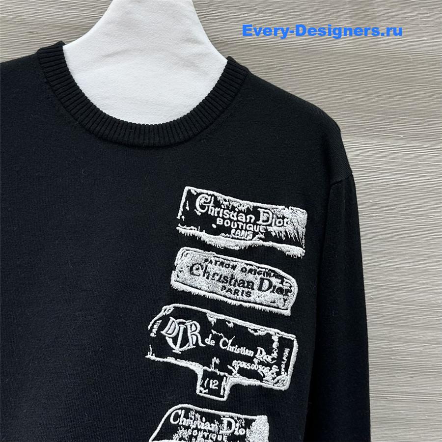 D10r archives labels wool sweater black