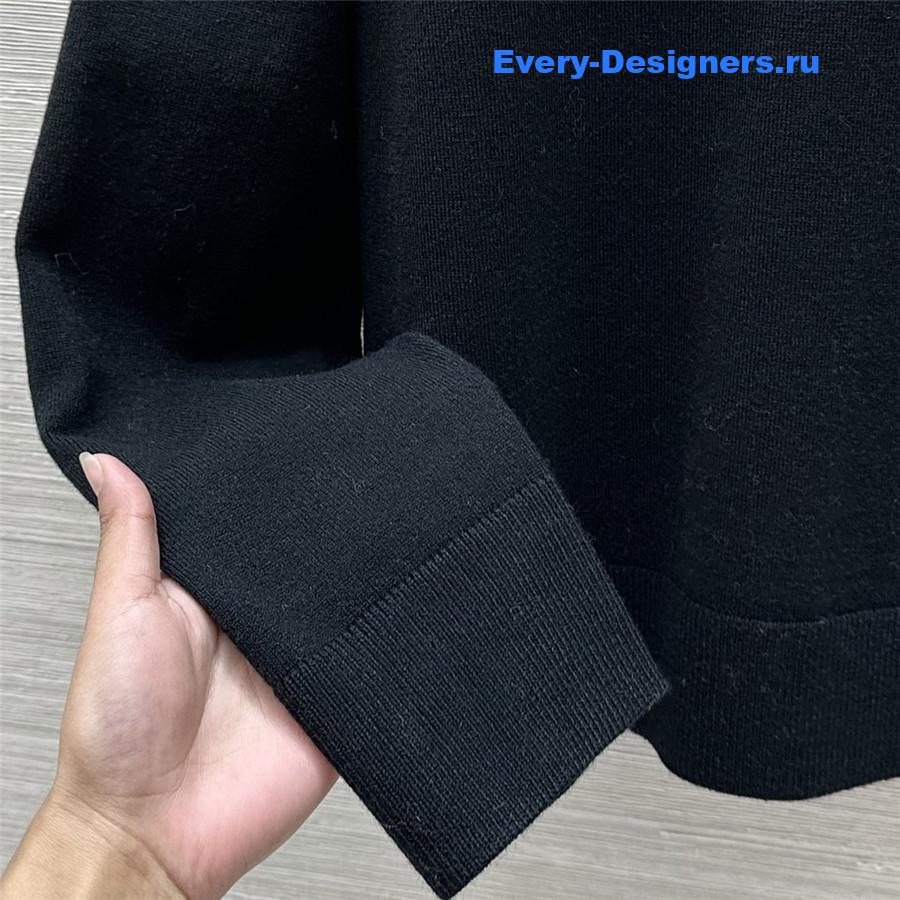 D10r archives labels wool sweater black