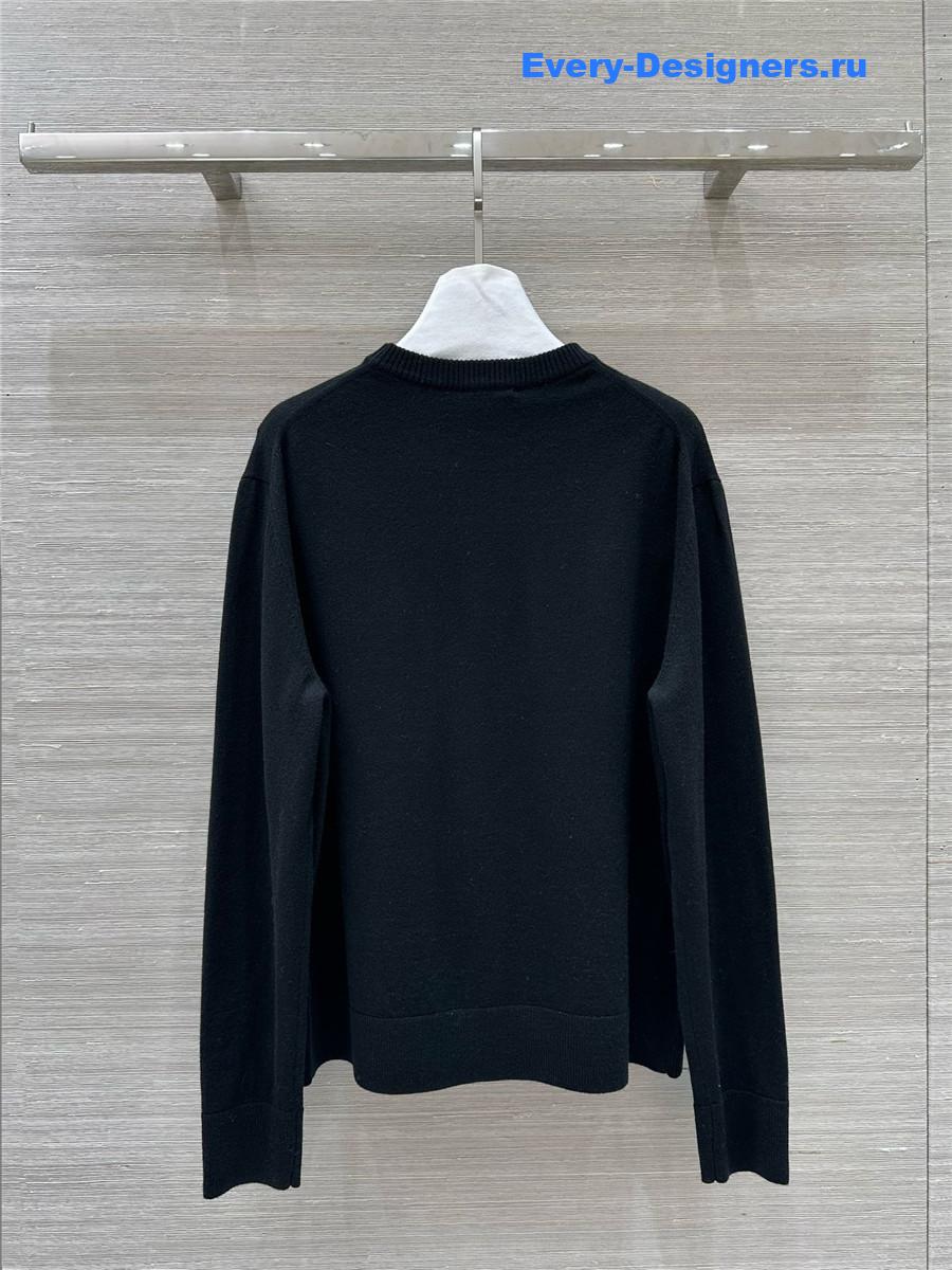 D10r archives labels wool sweater black