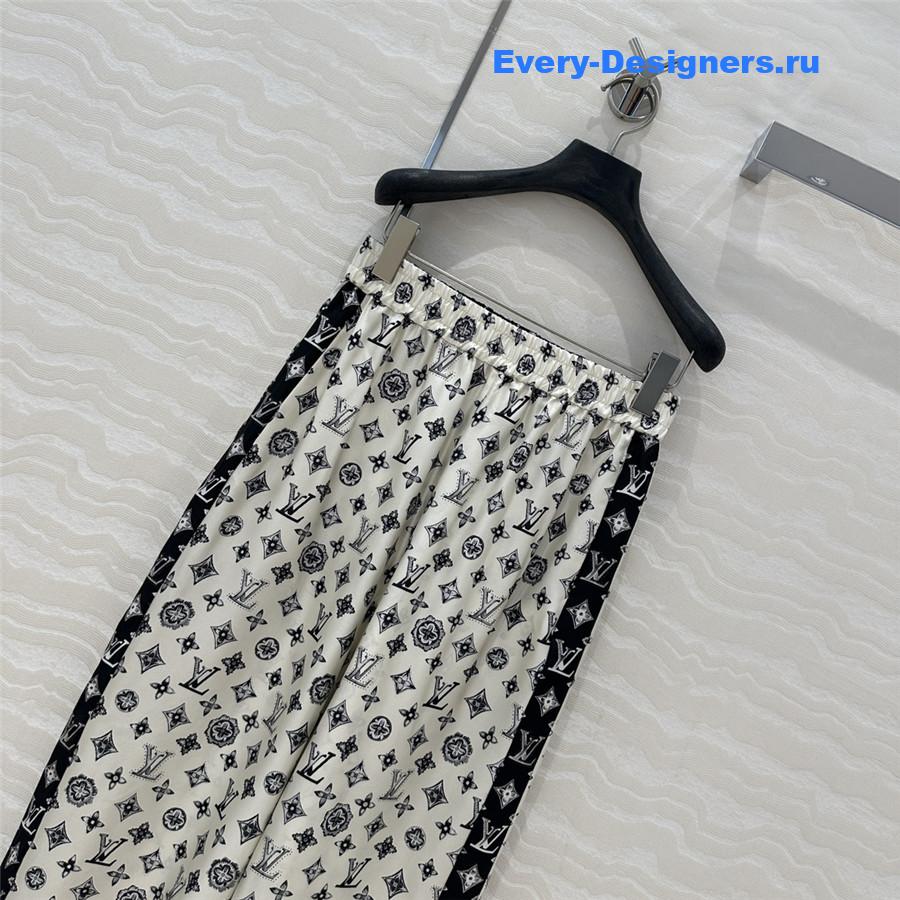 l0vis Vvtt0n lv printed silk pants