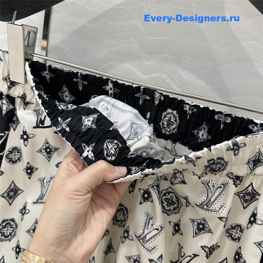 l0vis Vvtt0n lv printed silk pants