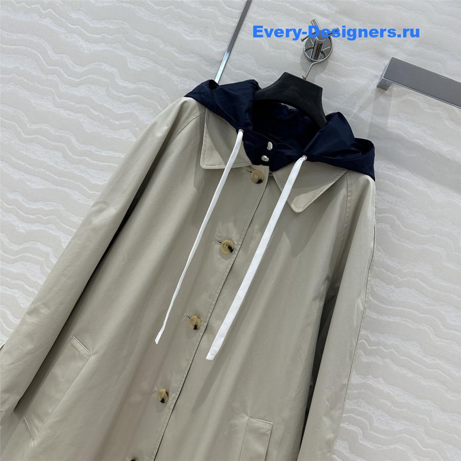 M1um1u jacket long windbreaker