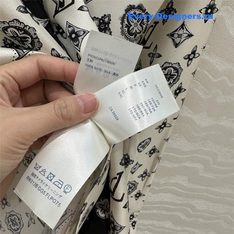 l0vis Vvtt0n lv printed silk shirt