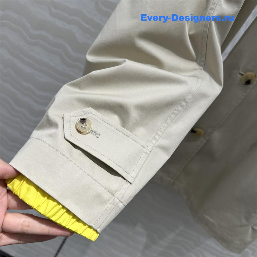 M1um1u jacket short trench coat