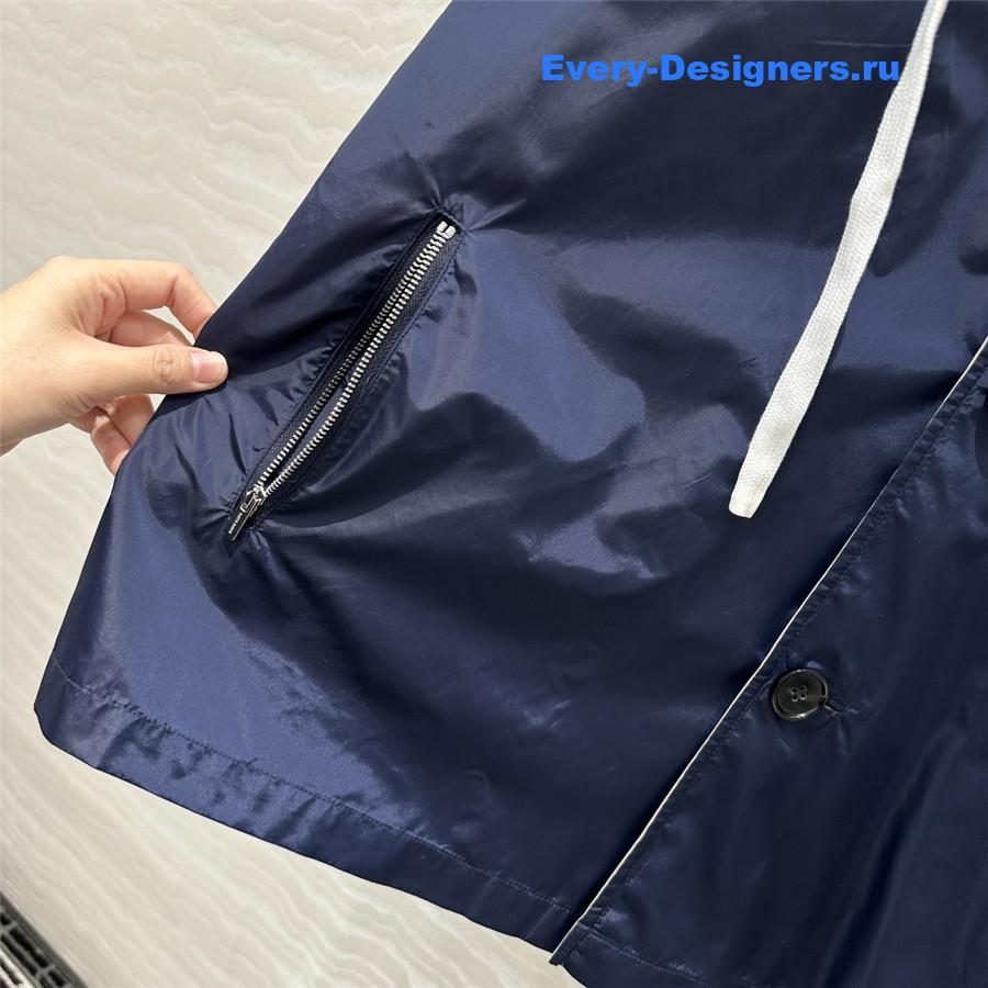 M1um1u jacket short trench coat