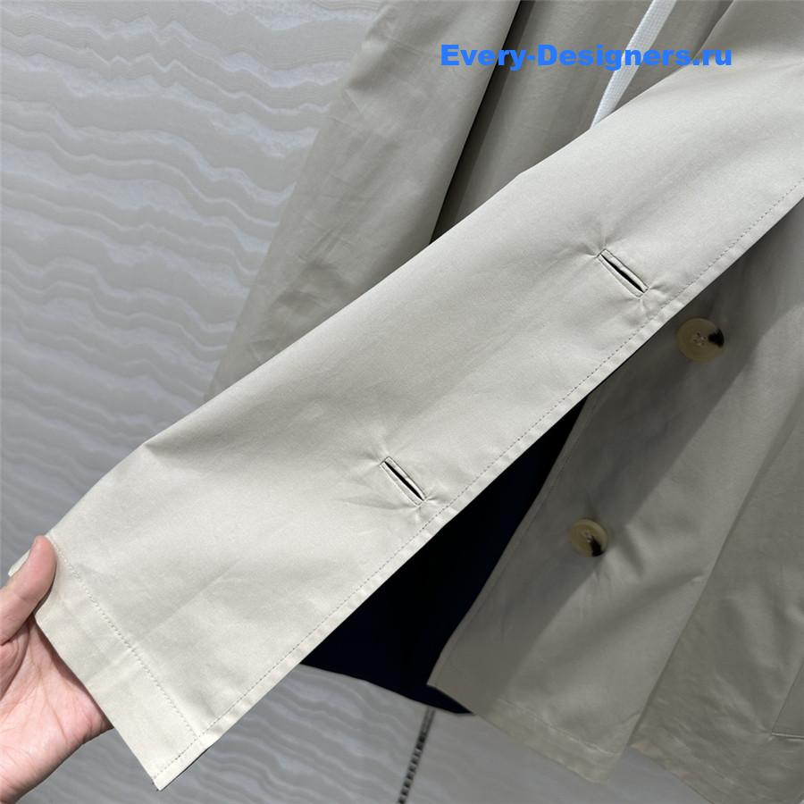 M1um1u jacket short trench coat