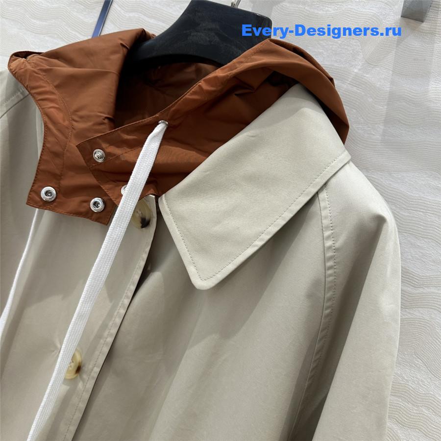 M1um1u jacket long trench coat