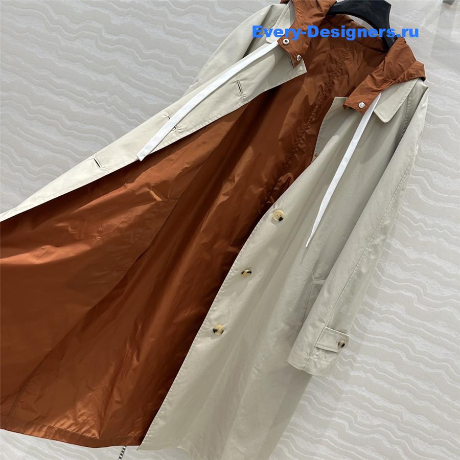 M1um1u jacket long trench coat