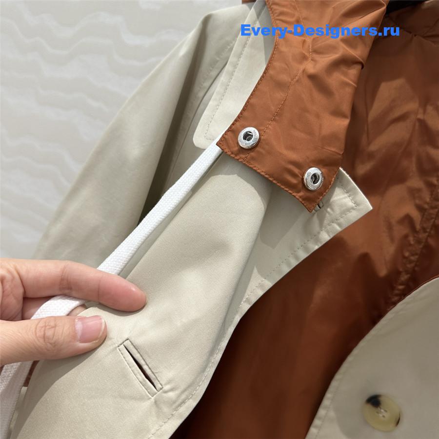 M1um1u jacket long trench coat