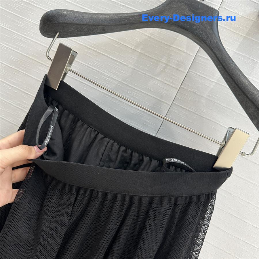 D10r lace tulle long skirt