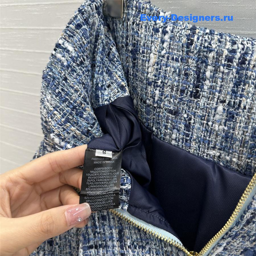 Balmain double-breasted skirt