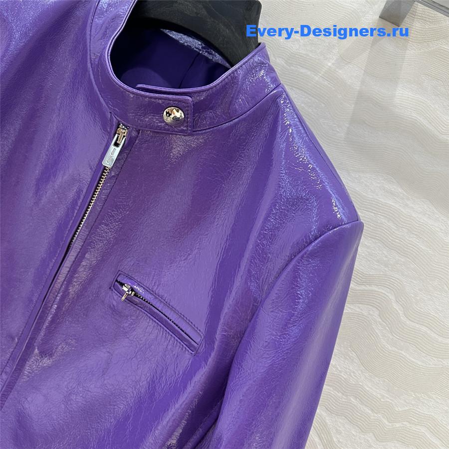 M1um1u leather jacket