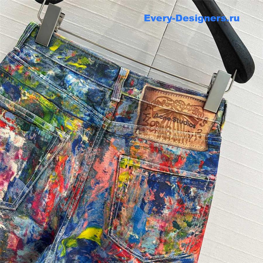 Acne studios mid-rise straight-leg trousers