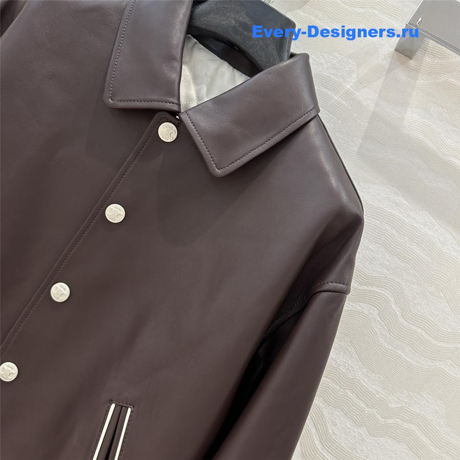 Ce1i*e jacket leather coat
