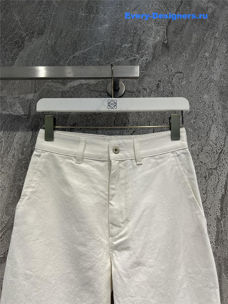 L0ew* white jeans