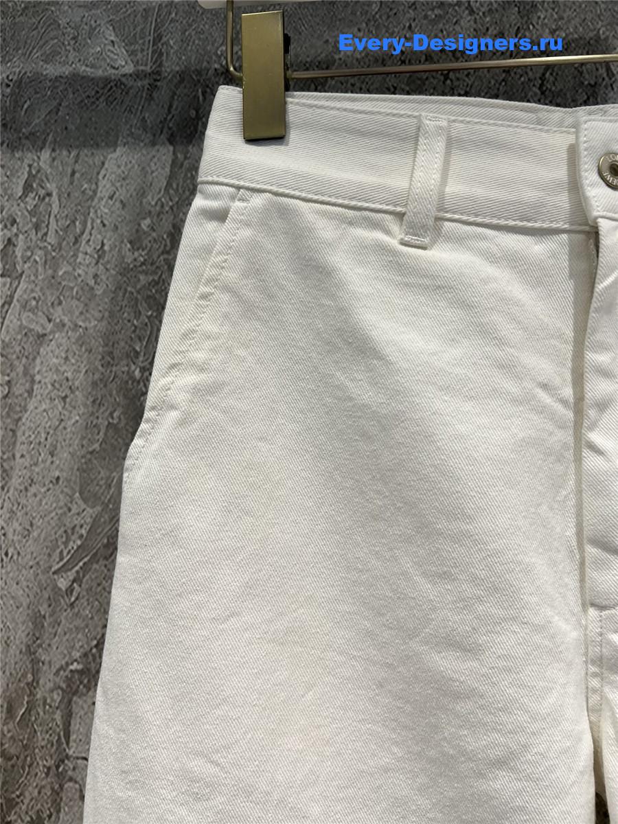L0ew* white jeans