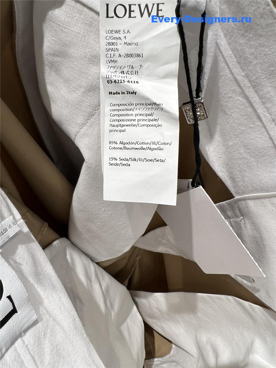 L0ew* khaki casual pants