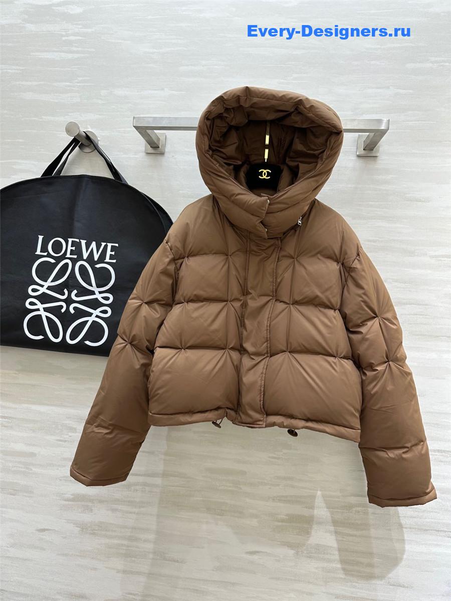 L0ew* hooded down jacket