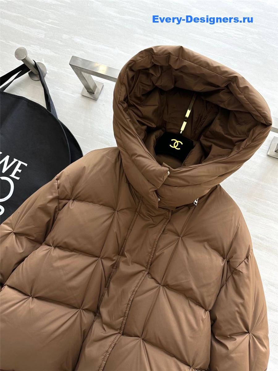 L0ew* hooded down jacket