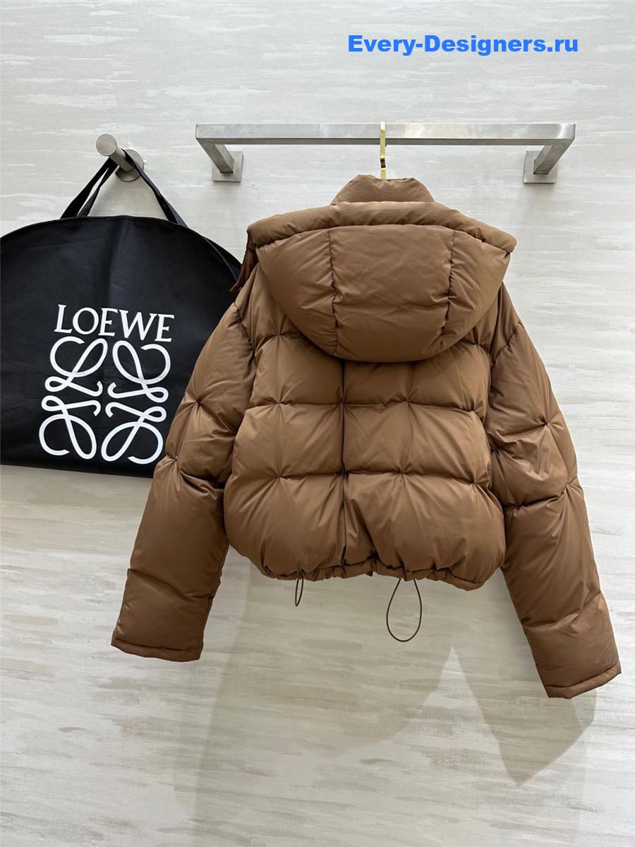 L0ew* hooded down jacket