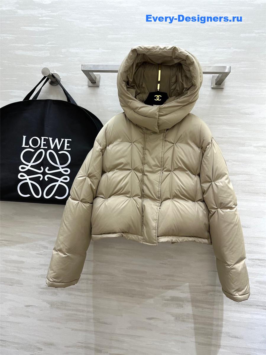 L0ew* hooded down jacket