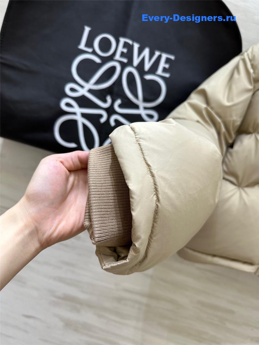 L0ew* hooded down jacket