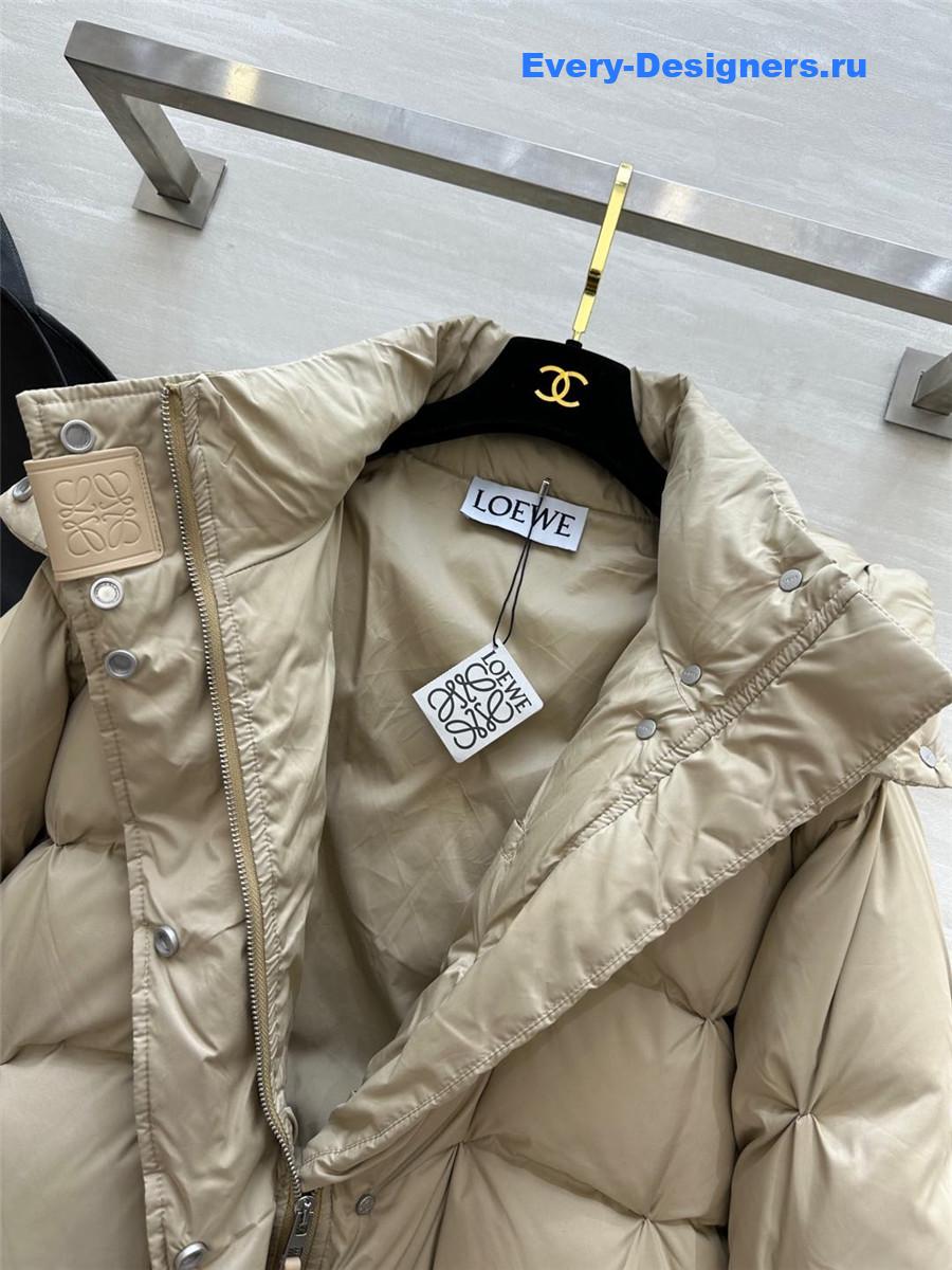 L0ew* hooded down jacket
