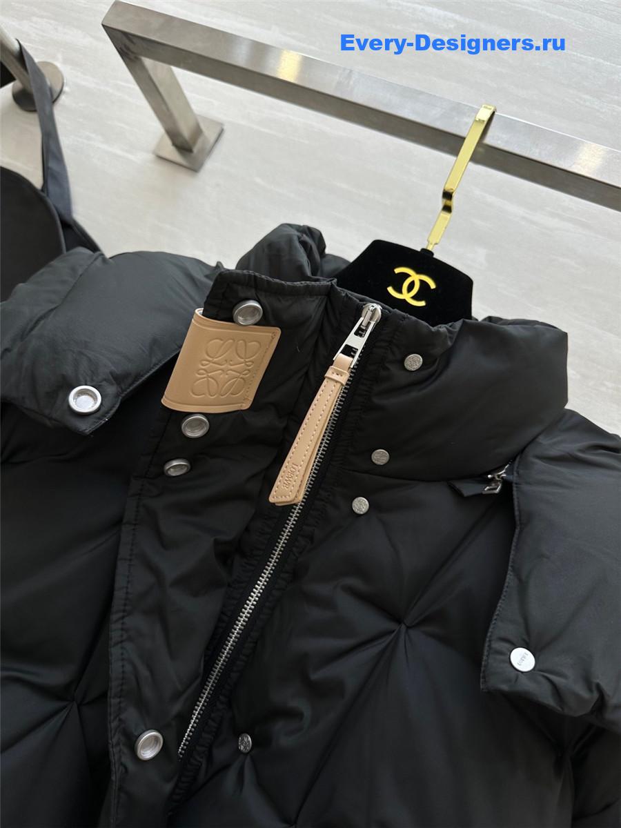 L0ew* hooded down jacket