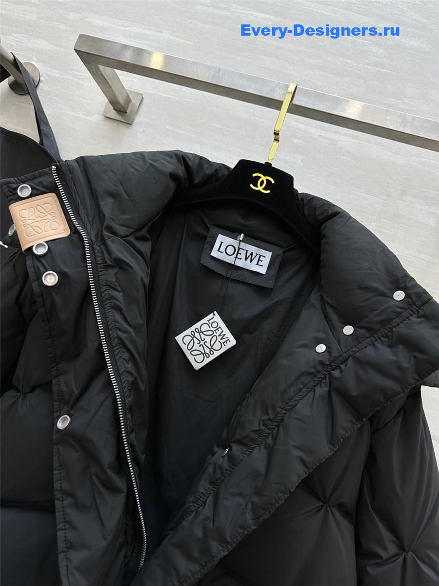 L0ew* hooded down jacket