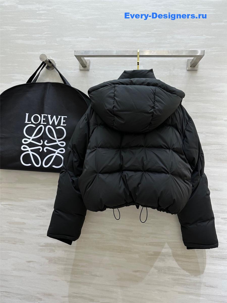 L0ew* hooded down jacket