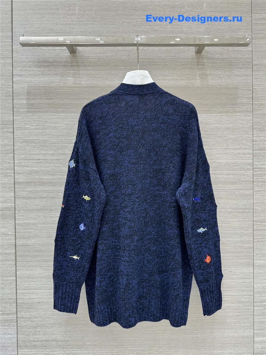 L0ew* knitted coat