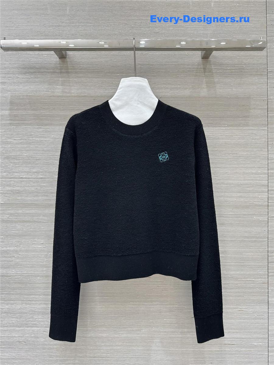 L0ew* crew neck knit top