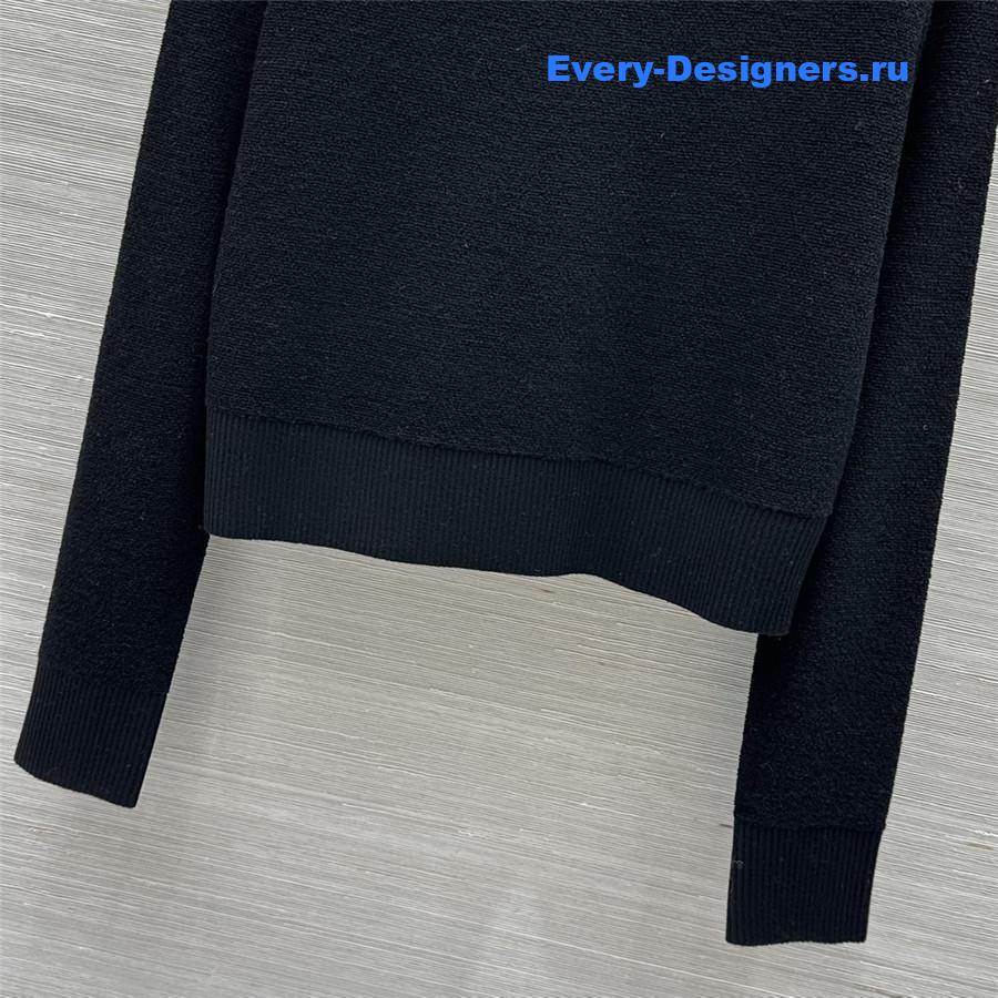 L0ew* crew neck knit top
