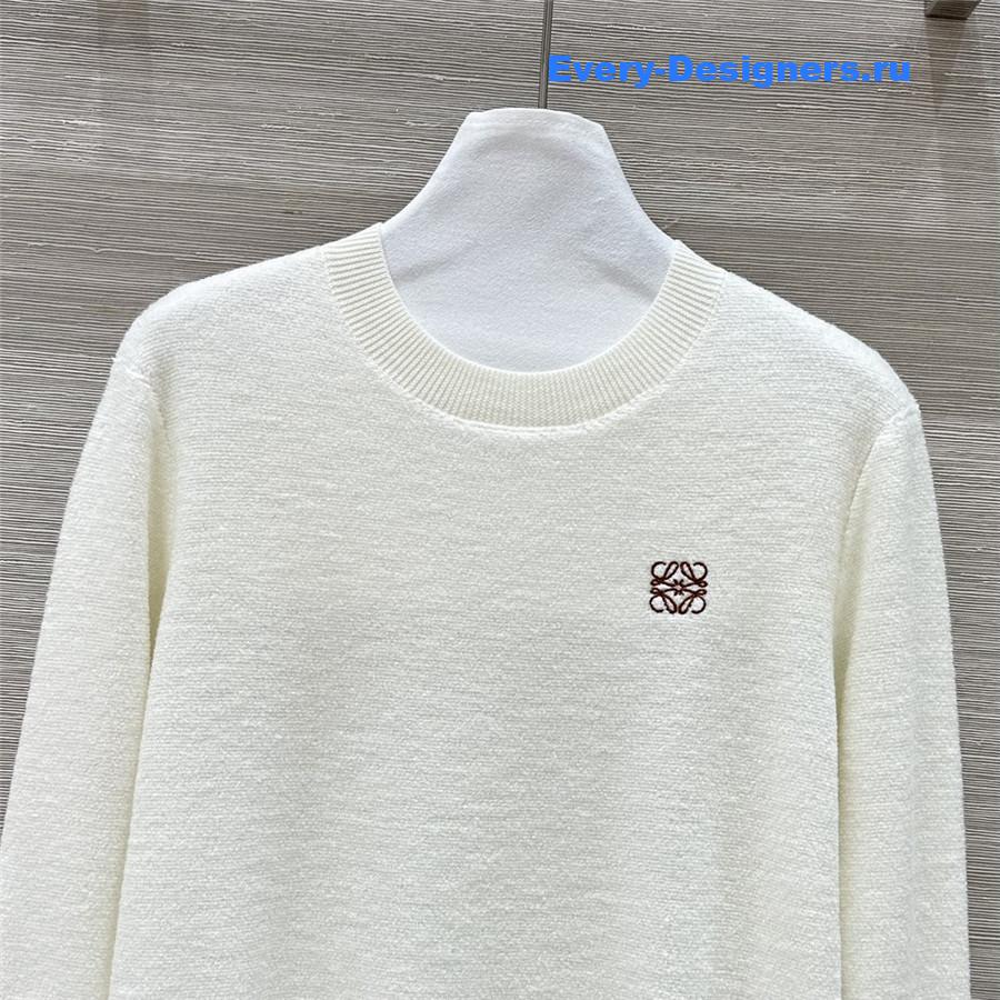 L0ew* crew neck knit top