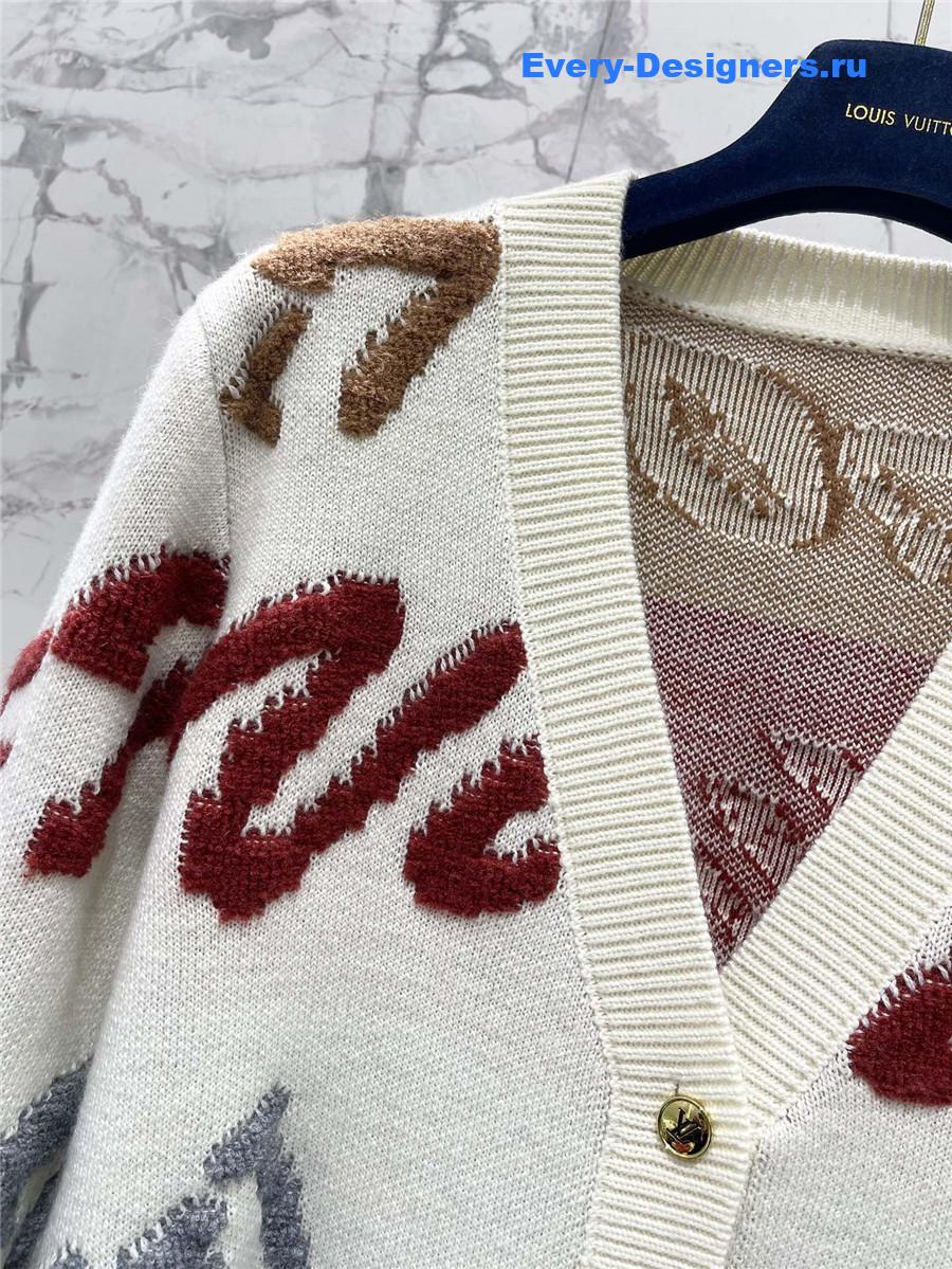 l0vis Vvtt0n lv knitted cardigan jacket