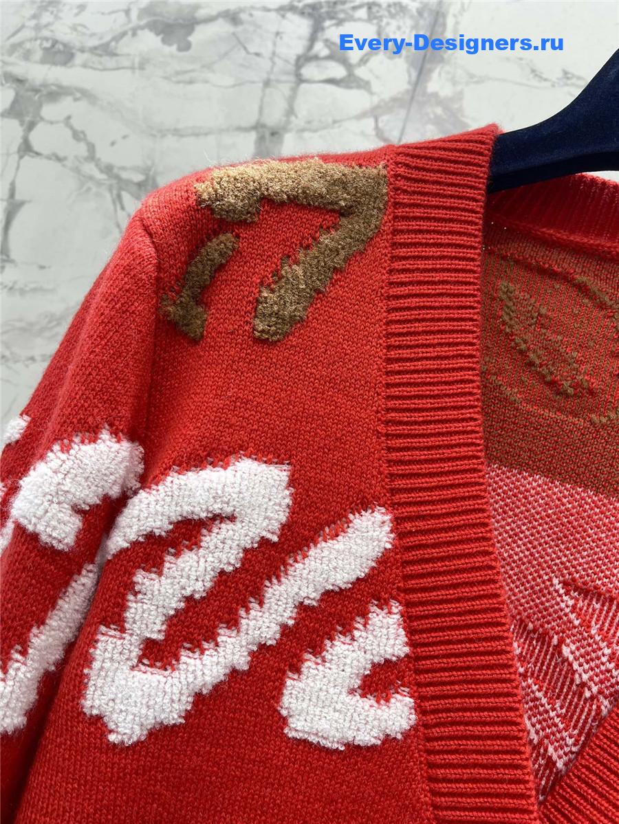 l0vis Vvtt0n lv knitted cardigan jacket