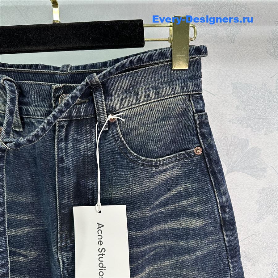 Acne studios denim skirt with slits