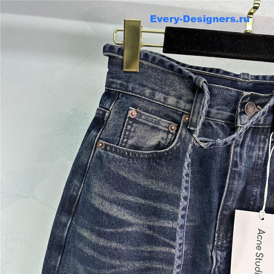 Acne studios denim skirt with slits