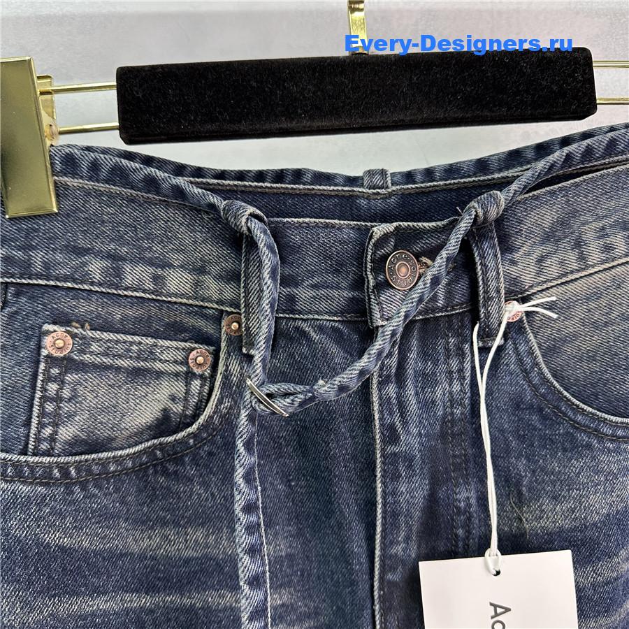 Acne studios denim skirt with slits