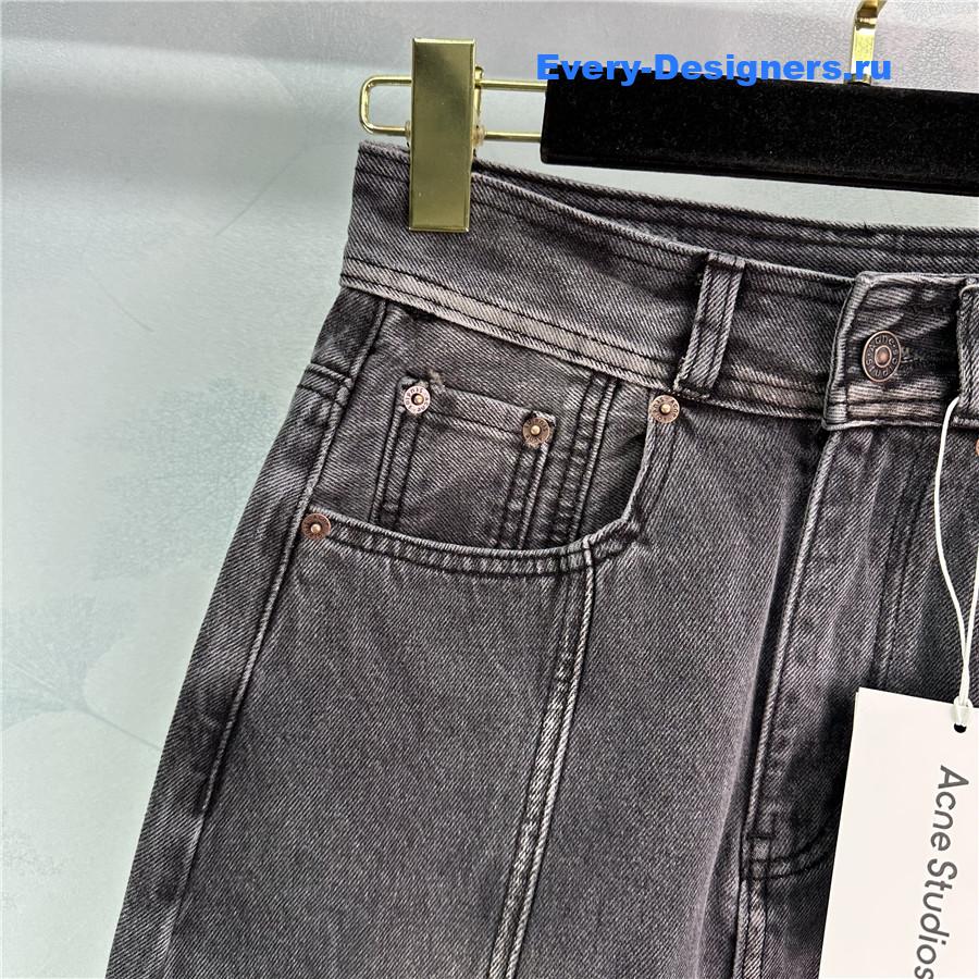 Acne studios denim skirt with slits