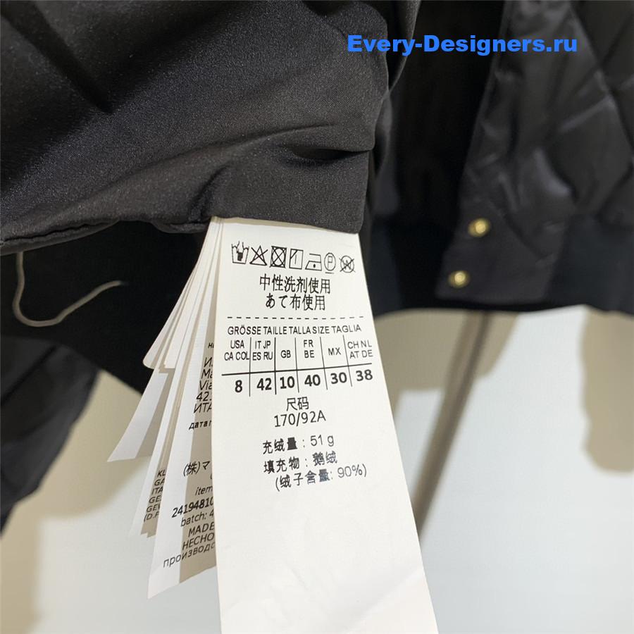 vanitoo D1am0nd pattern down jacket