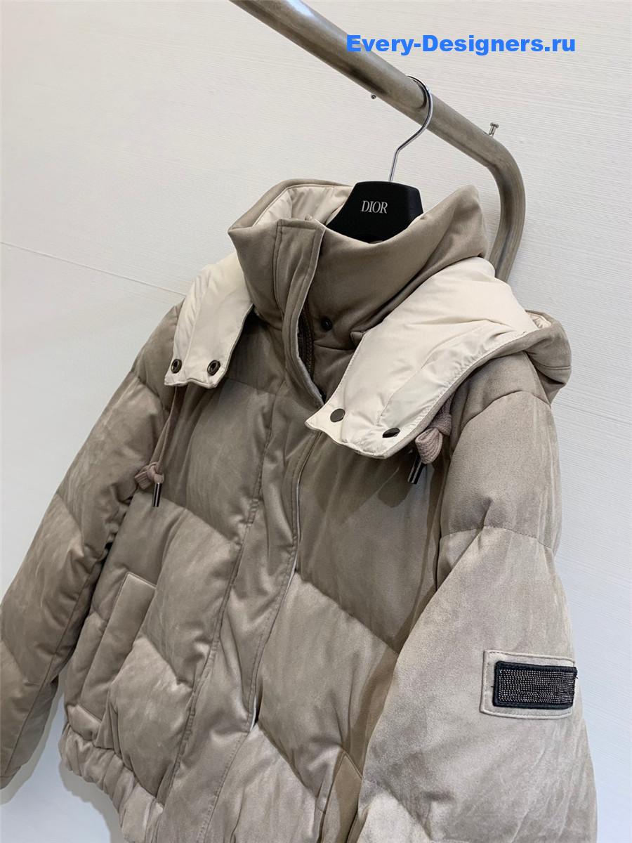 BC SUED SUEDE DOWN JACKET