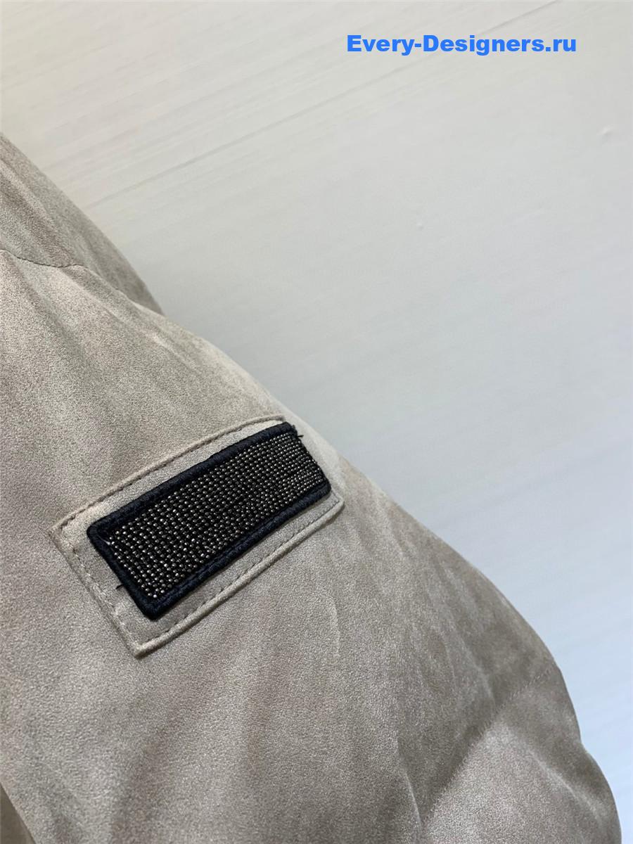 BC SUED SUEDE DOWN JACKET